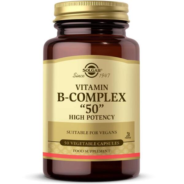 Solgar Vitamin B-Complex 50 Kapsül - 1