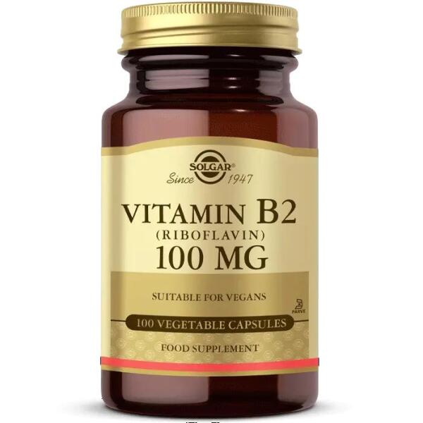 Solgar Vitamin B2 100 mg 100 Kapsül - 1