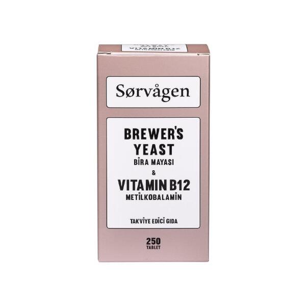 Sorvagen Brewers Yeast ve Vitamin B12 250 Tablet - 1