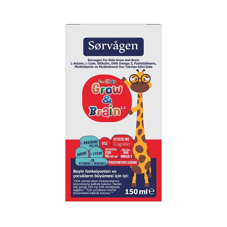 Sorvagen Kids Grow & Brain Sıvı 150ml - 4