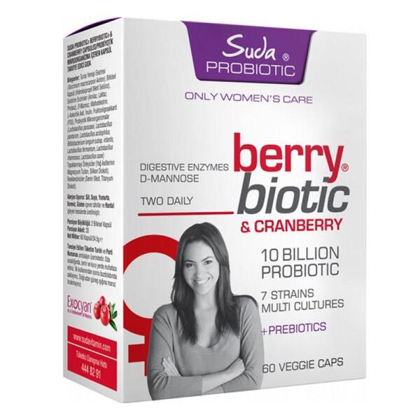 Suda Probiotic Berrybiotic 60 Kapsül - 1