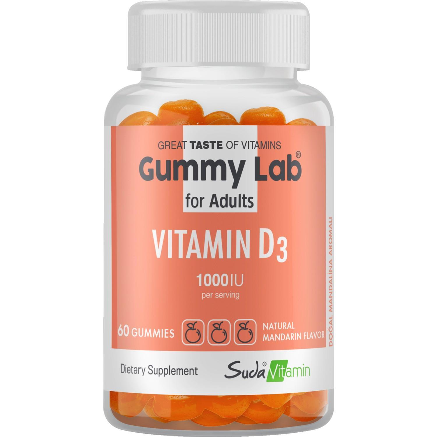 Suda Vitamin Vitamin D3 Yetişkinler İçin 60 Gummies - 1