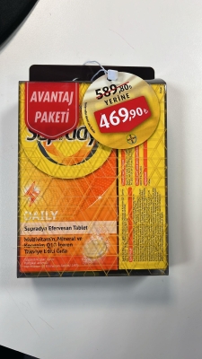 Supradyn 30+15 Efervesan Tablet Combo Paket - 1