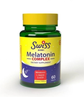 Swiss Bork Melatonin 3 Mg Complex 60 Tablet - 1