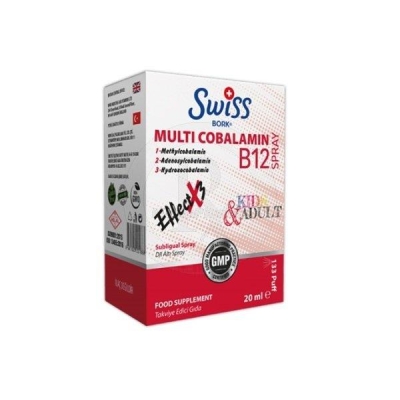 Swiss Bork Multicobalamin B12 Sprey Kids & Adult 20ml - 1