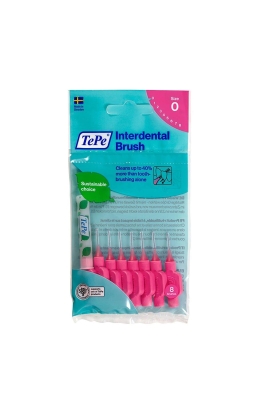 Tepe Interdental Brush 0.4 mm 6'lı Pembe Arayüz Fırçası - 1