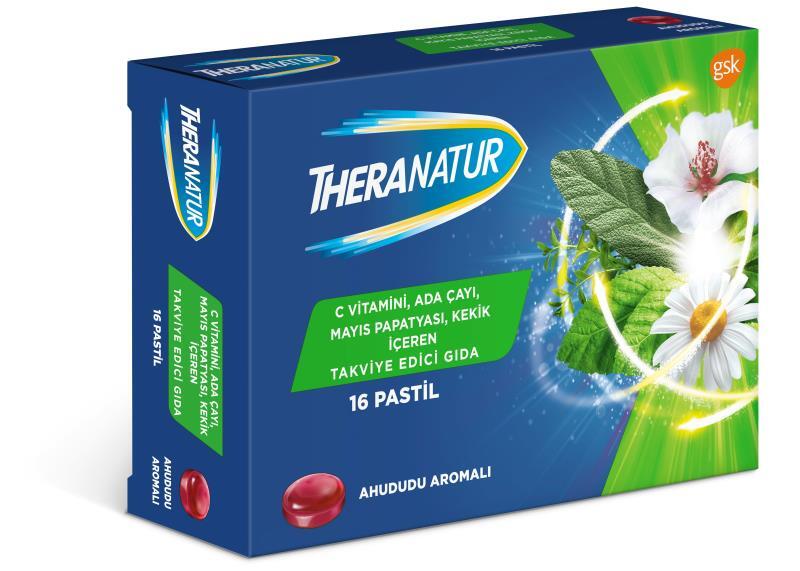 Theranatur Ahududu Aromalı Pastil 16 Adet - 1