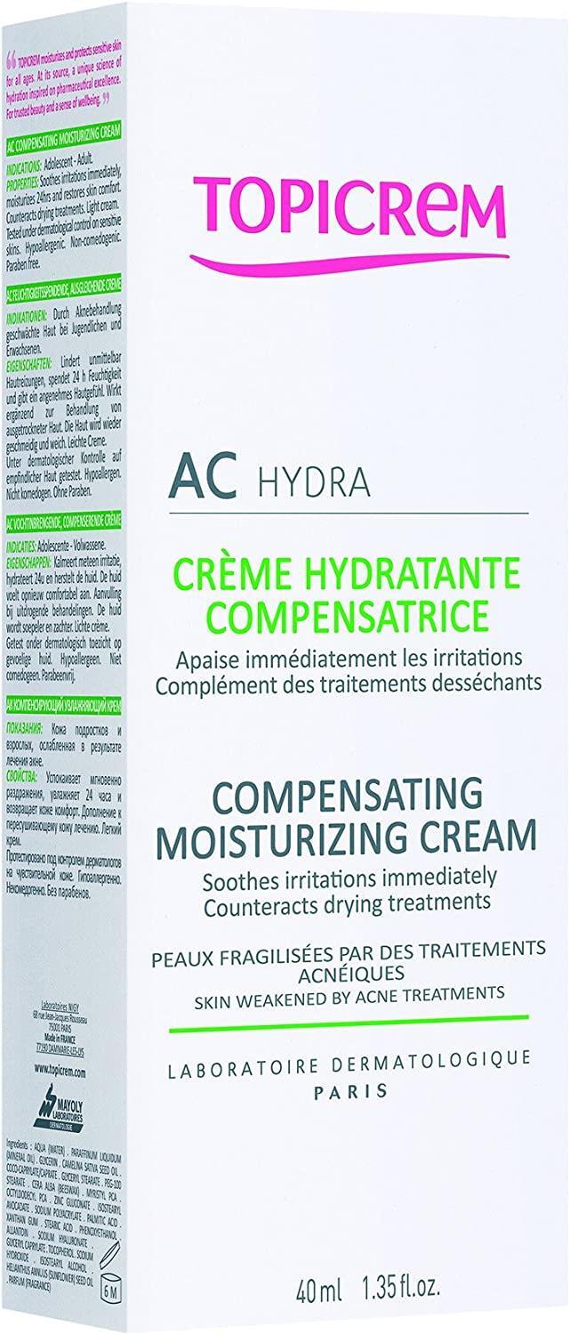 Topicrem AC Compensating Moisturizing 40 ml Akne ve Sivilce Bakımı - 1