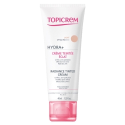 Topicrem Hydra+ Radiance Tinted Light Cream Spf 40 40 ml Renkli Nemlendirici Krem - 1