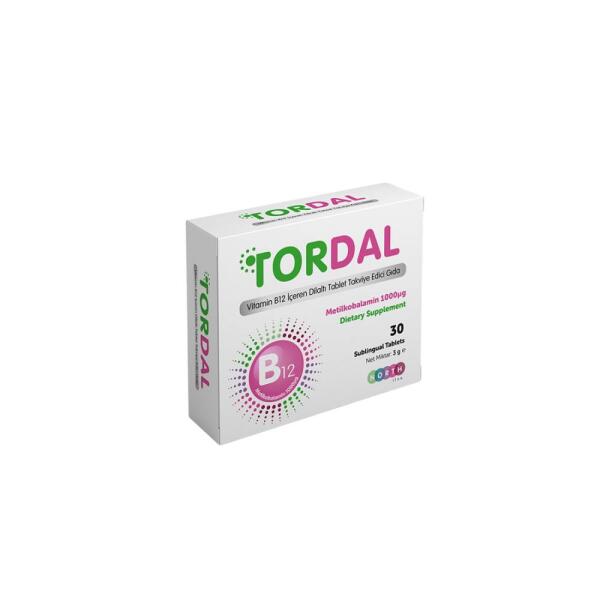 Tordal Vit B12 Vitamin B12 30 Tablet - 1