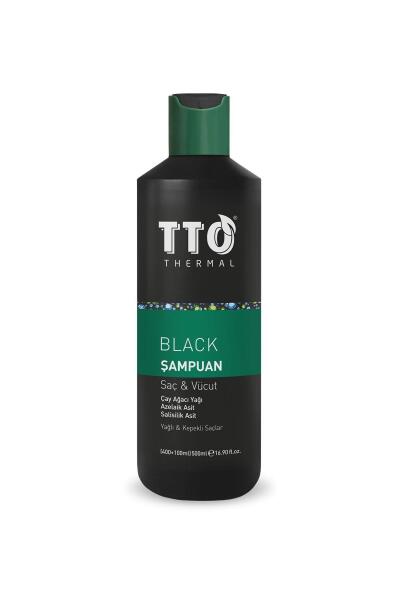 TTO Black Saç ve Vücut Şampuan 500 ml - 2