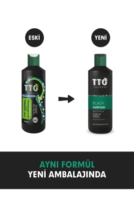 TTO Black Saç ve Vücut Şampuan 500 ml - 3