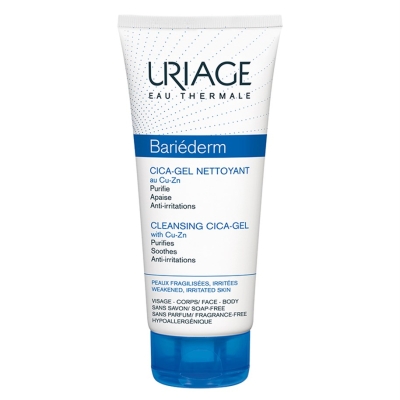 Uriage Bariederm Cica-Gel Nettoyant 200 ml Yüz ve Vücut Temizleme Jeli - 1