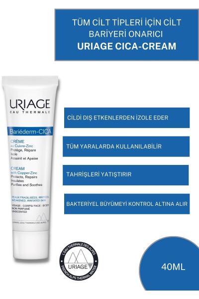 Uriage Bariederm Repairing Cica-Cream 40 ml Cilt Problemlerini Onarıcı Krem - 2