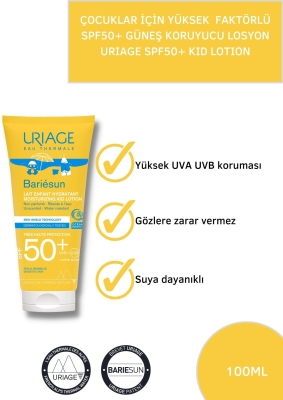 Uriage Bariesun Nemlendirici Çocuk Güneş Koruyucu Losyon SPF50+ 100ml - 3