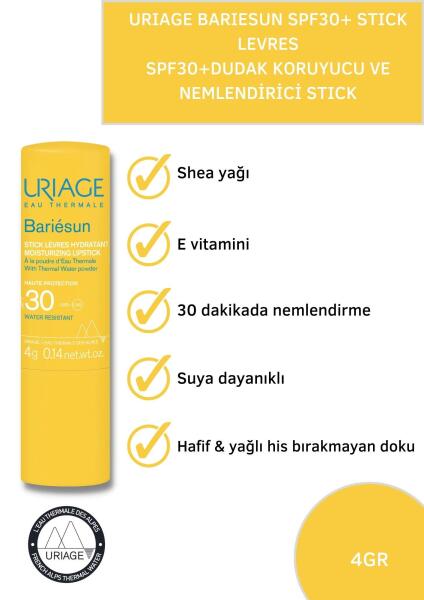 Uriage Bariesun Nemlendirici Lipstick SPF30 4g - 2