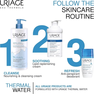 Uriage Creme Lavante Cleansing 200 ml Yüz ve Vücut Temizleme Kremi - 3