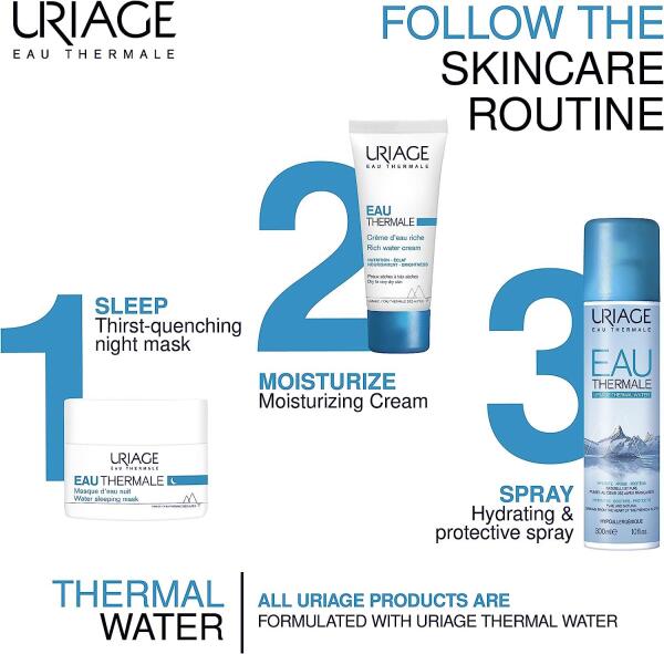 Uriage Eau Thermale Rich Water Cream 40 ml Zengin Su Bazlı Nemlendirici - 4