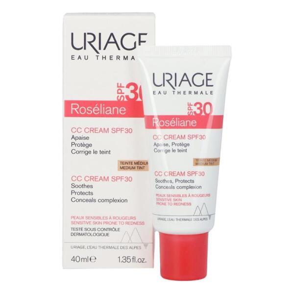 Uriage Roseliane CC Spf 30 40 ml Kızarık ve Hassas Ciltlere CC Krem Medium Tint - 2