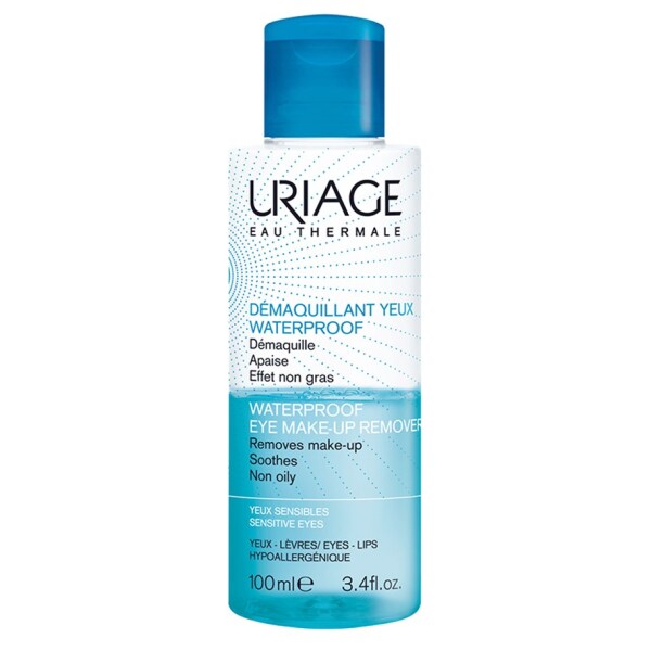 Uriage Waterproof Eye Make-Up Remover 100 ml Göz Makyaj Temizleme - 1