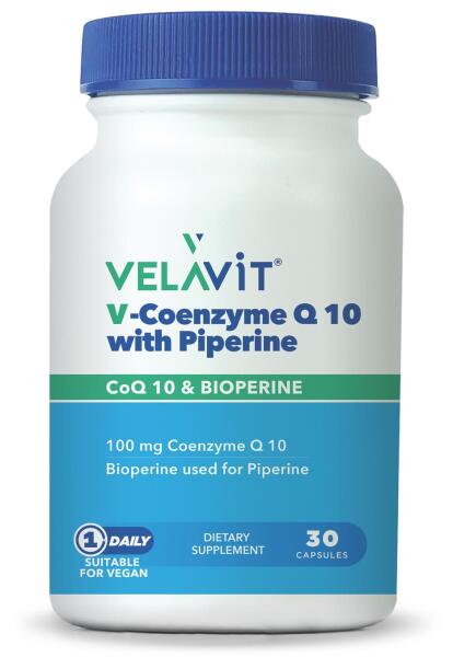 Velavit Coenzym Q10 with Piperine 30 Kapsül - 1