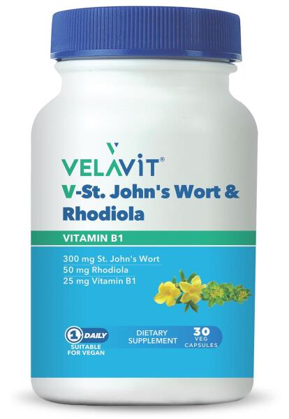 Velavit V-St.Johns Wort Rhodiola 30 Kapsül - 1