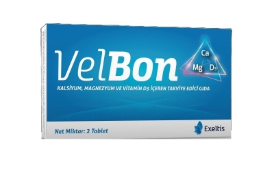 Velbon Kalsiyum Magnezyum ve Vitamin D3 30 Tablet - 1