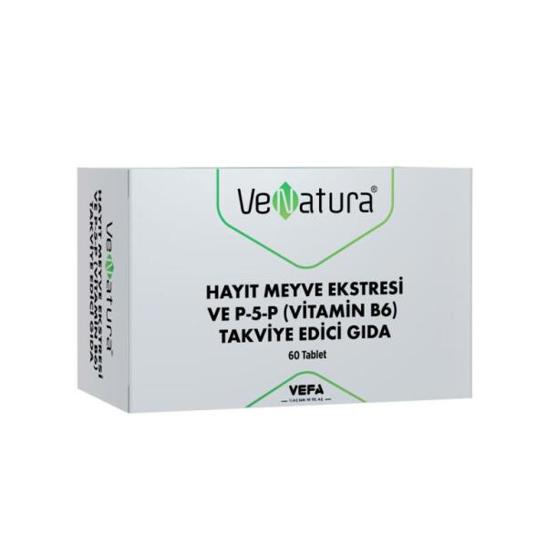 Venatura Hayıt Meyve Ekstresi ve P-5-P Vitamin B6 60 Tablet - 1