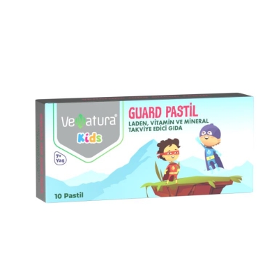 VeNatura Kids Guard Pastil, Vitamin ve Mineral Takviye Edici Gıda 10 Pastil - 1