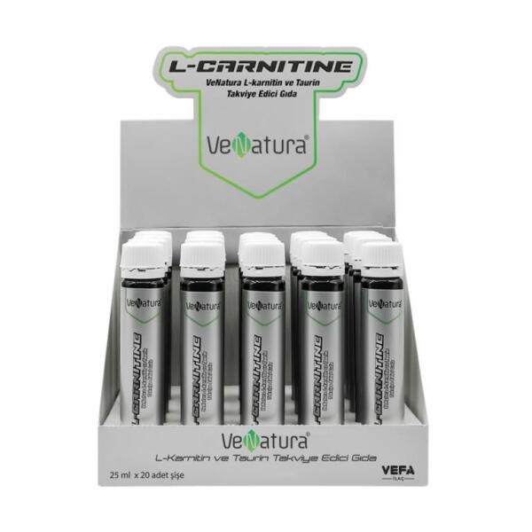 VeNatura L-Karnitin ve Taurin 25 ml x 20 Şişe - 1