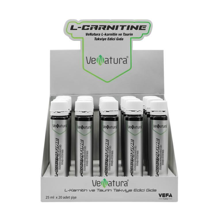 VeNatura L-Karnitin ve Taurin 25 ml x 20 Şişe - 1