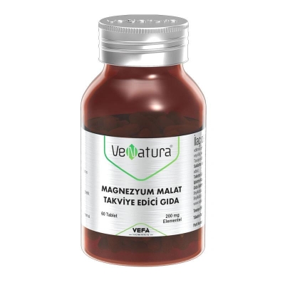 Venatura Magnezyum Malat 200 mg 60 Tablet - 1