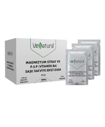 Venatura Magnezyum Sitrat ve P-5-P (Vitamin B6) 60 Saşe - 1