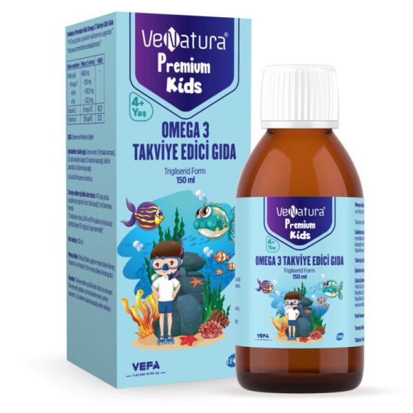 Venatura Premium Kids Omega 3 Şurup 150 ml - 1