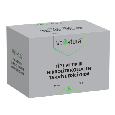 Venatura Tip 1 ve Tip 3 Hidrolize Kollajen 30 Saşe - 1