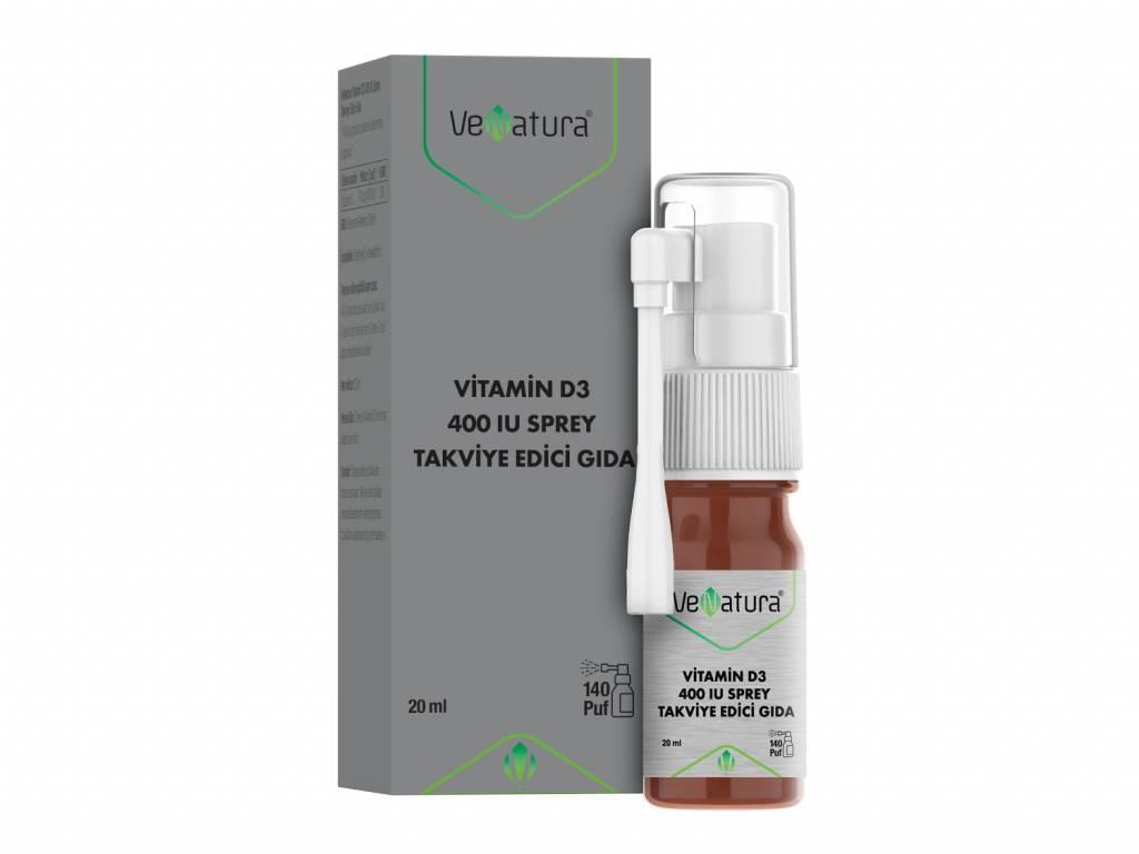 Venatura Vitamin D3 400 IU Sprey 20 Ml - 1