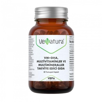 VeNatura VM+DHA Multivitamin ve Multimineral 60 Kapsül - 1