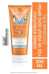 Vichy Capital Soleil SPF50 Wet Skin Gel Children Sensitive Skin 200 ml - 1