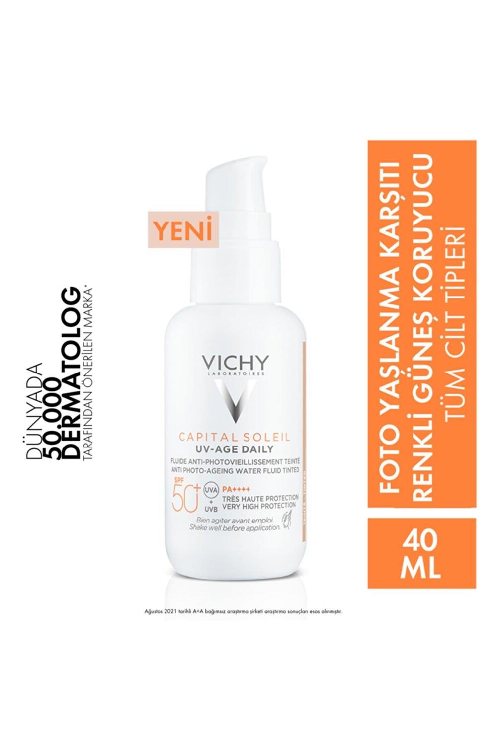 Vichy Capital Soleil UV Age Daily SPF50 Water Fluid 40 ml - 1