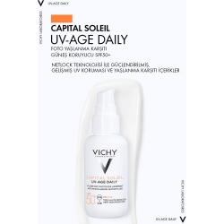 Vichy Capital Soleil Yaşlanma Karşıtı Güneş Kremi SPF50 40 ml - 2