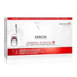 Vichy Dercos Aminexil Clinical 5 Kadın 21x6 ml Saç Dökülmesine Karşı Serum - 1