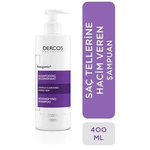 Vichy Dercos Neogenic Saç Yoğunlaştırıcı Şampuan 400 Ml - 2