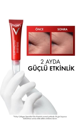 Vichy Liftactive Collagen Specialist Yaşlanma Belirtilerine Karşı Göz Bakım Kremi 15 ml - 3