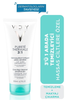 Vichy Purete Thermale 3-1 Arada Temizleyici 200ml - 1