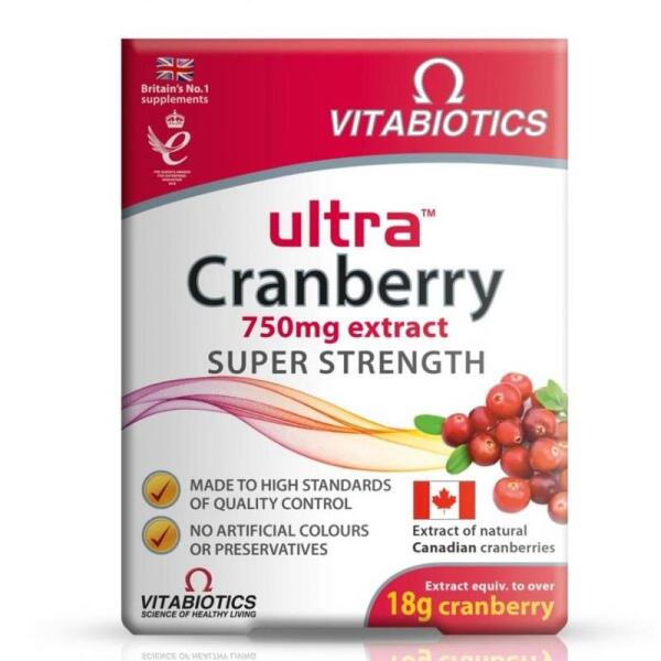 Vitabiotics Ultra Cranberry 30 Tablet - 1