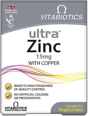 Vitabiotics Ultra Zinc 15 mg 60 Tablet - 1