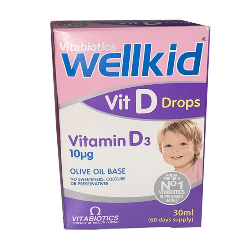 Vitabiotics Wellkid Vit D Drops Vitamin D3 30 ml - 1