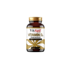 VitAgil Gold Vitamin D3 1000 IU 100 Kapsül - 1