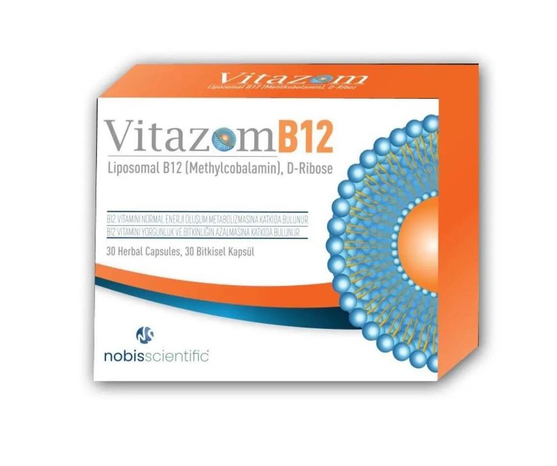 Vitazom Lipozomal B12 30 Kapsül - 1