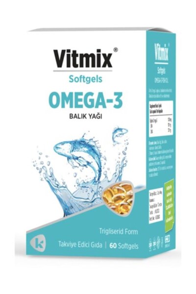 Vıtmix Omega 3 Soft Gels 30 Kap - 1